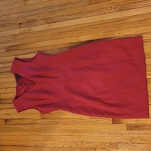Burgundy White House Black Market A-line Dress